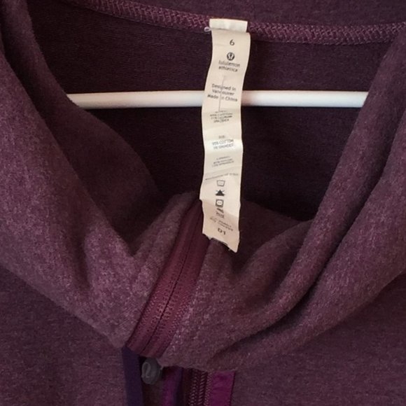 LULULEMON COWL NECK JACKET Size 6 - Picture 2 of 4